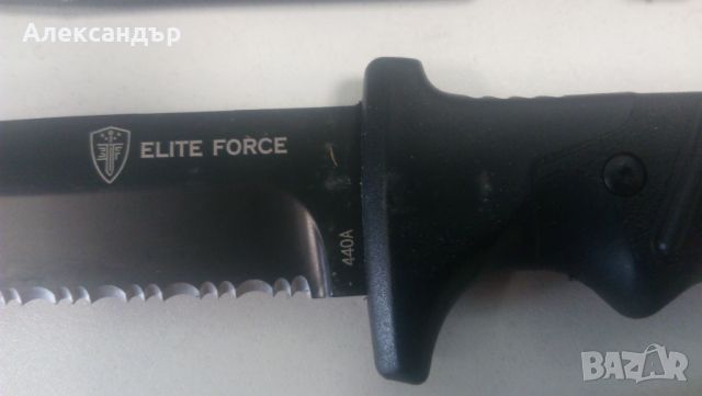 Нож Umarex Elite Force Knife EF 703 Kit + точило и магнезиева запалка, снимка 6 - Ножове - 46441287