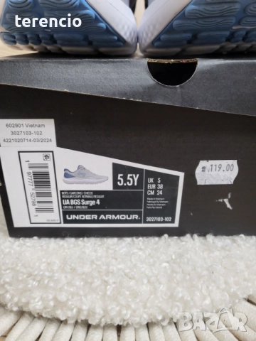 Under Armour - маратонки, снимка 6 - Маратонки - 52840076