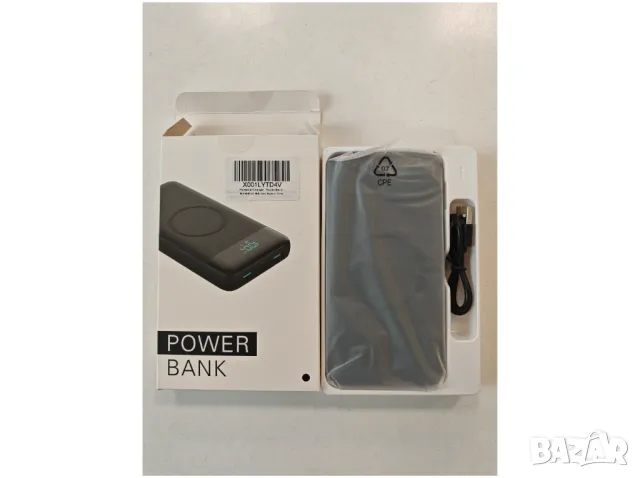  Powerbank с безжично зареждане 26800mAh Черен, снимка 4 - Външни батерии - 48382835