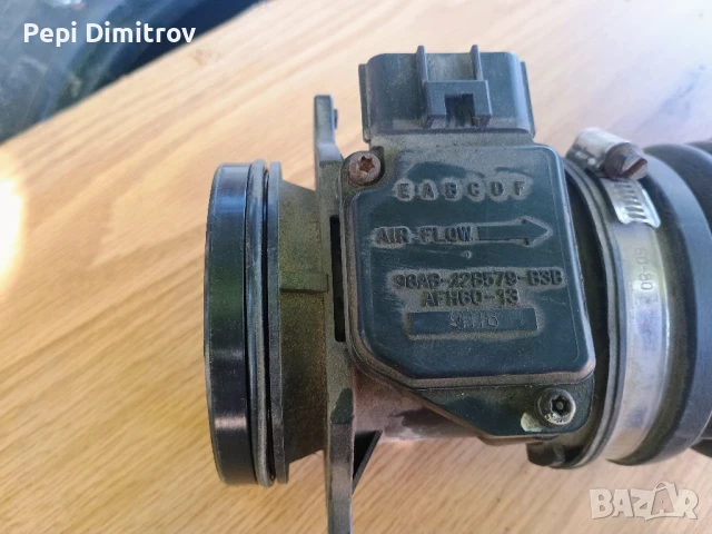 Дебитомер за FORD FOCUS PETROL Air Flow Meter 98AB12B579B3B, снимка 4 - Части - 50766557