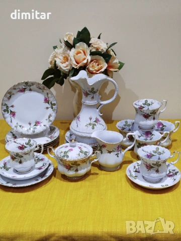 Порцеланов   сервиз за кафе 🍵🌹🍵🌹„CHODZIEZ “POLAND , снимка 2 - Сервизи - 53123130