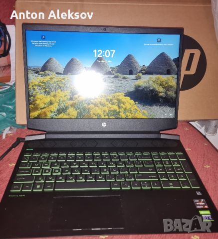 HP PAVILION GAMING 15-EC2024NU 600T9EA  ЧИСТО НОВ, снимка 1 - Лаптопи за игри - 45960368