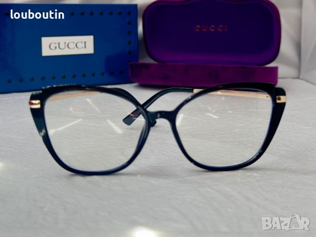 Gucci очила за компютър диоптрични рамки.прозрачни слънчеви,, снимка 5 - Слънчеви и диоптрични очила - 45208982