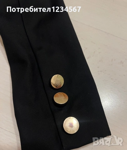Дамски черен блейзър Alessa XS, снимка 7 - Сака - 53090102
