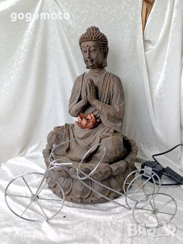Стар фонтан, шадраван Буда, лотус, работещ, снимка 7 - Други стоки за дома - 45687054