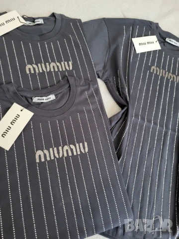 овърсайз тениска miu miu , снимка 8 - Тениски - 51173953