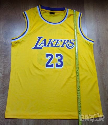 NBA LA / Los Angeles Lakers , Lebron James #23 - баскетболен потник, снимка 6 - Спортни дрехи, екипи - 46625635