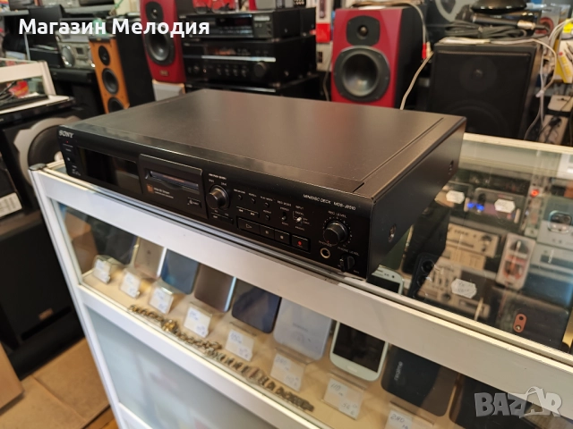 Мини диск / Minidisc deck SONY MDS-JE510 В отлично техническо и визуално състояние., снимка 9 - Декове - 51759137