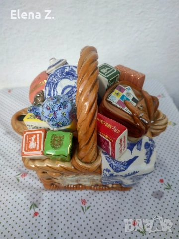 Рядък колекционерски чайник кошница за доставки Ringtons на Cardew, снимка 5 - Декорация за дома - 52718690