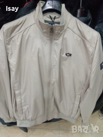 Мъжко пролетно есенно яке Паул Шарк в бежав цвят , снимка 9 - Якета - 52375869