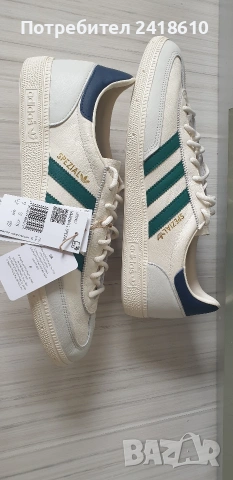 Adidas Spezial Leather Mens Size 47 1/3 /29см  НОВО! ОРИГИНАЛ! Мъжки кецове от  естествена кожа!, снимка 6 - Кецове - 53912325
