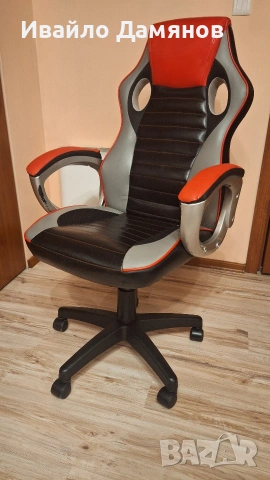 #Геймърски стол #Гейминг стол #Кожен стол #Компютърен стол #Офис стол, снимка 8 - Столове - 54231672