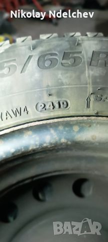 Зимни гуми с джанти 15 ", снимка 2 - Гуми и джанти - 45752603