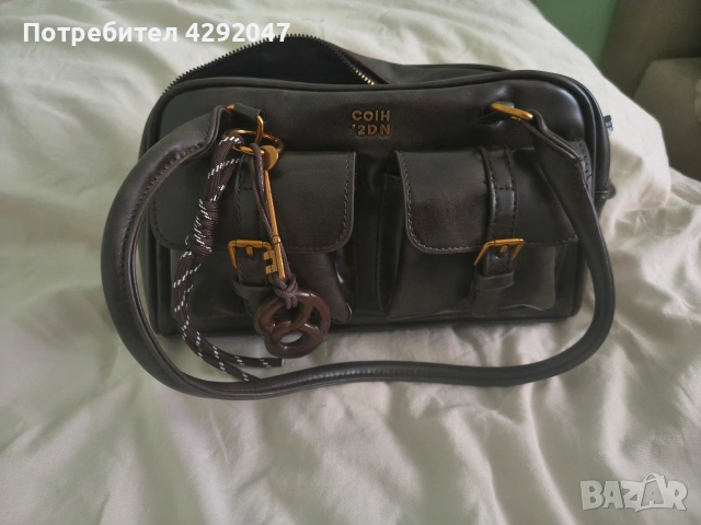 Стилна черна чанта COIH 2DN – нова , снимка 2 - Чанти - 53536993