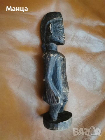 Африканска фигура Монтол от Нигерия, снимка 3 - Антикварни и старинни предмети - 52175483