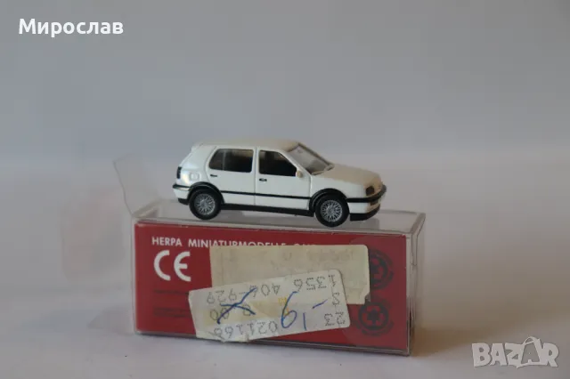 HERPA 1/87 H0 VW GOLF 3 ИГРАЧКА КОЛИЧКА МОДЕЛ, снимка 3 - Колекции - 49259043