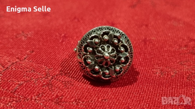 Възрожденски филигранен сребърен пръстен