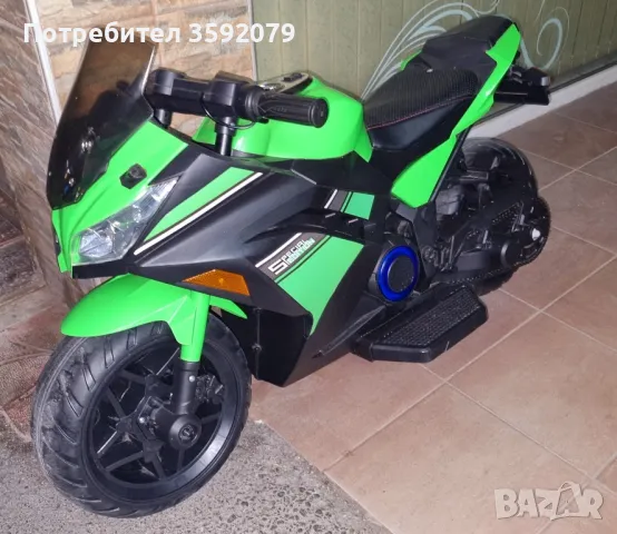 Децки мотор Kawasaki Ninja  12V, снимка 3 - Детски велосипеди, триколки и коли - 48746405