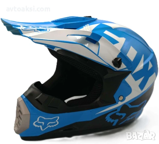 Каска Крос Мотор/Скутер/Бъги/Вело/АТВ FOX-7144, снимка 3 - Аксесоари и консумативи - 51140636