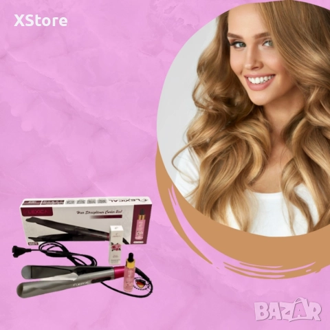 Преса за коса 2в1 Lexical, снимка 5 - Преси за коса - 52594933