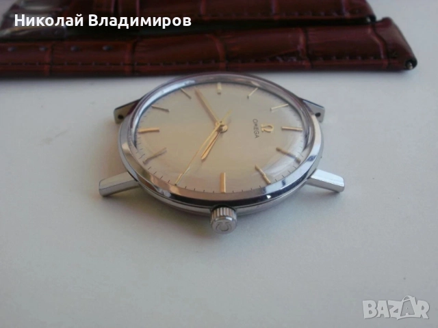  Omega перфектен мъжки ръчен часовник Омега механичен швейцарски, снимка 7 - Мъжки - 52313754