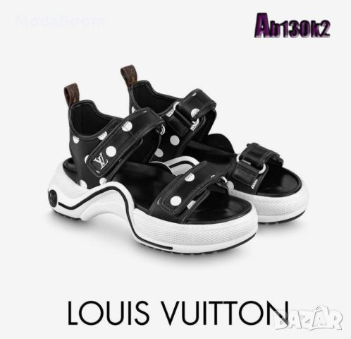 😍Louis Vuitton НОВИ стилни дамски сандали / различни цветове😍, снимка 6 - Сандали - 46521224