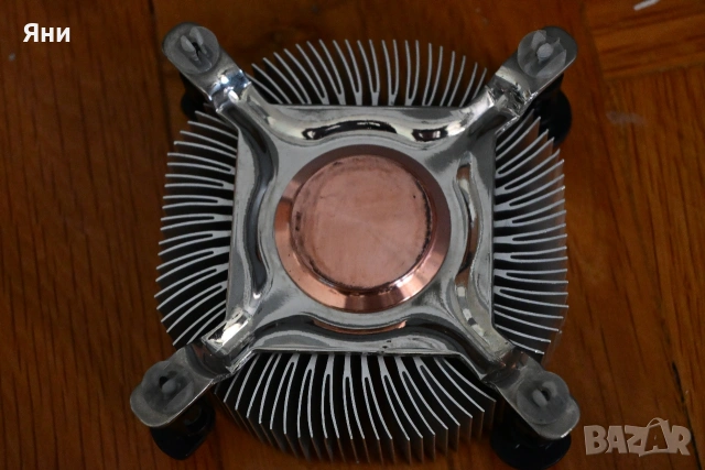 Радиатор за процесор за 8,5см на 8,5см