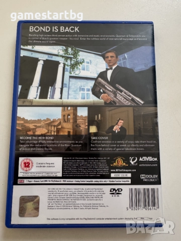 007 Quantum Of Solace за PS2, снимка 2 - Игри за PlayStation - 51754294