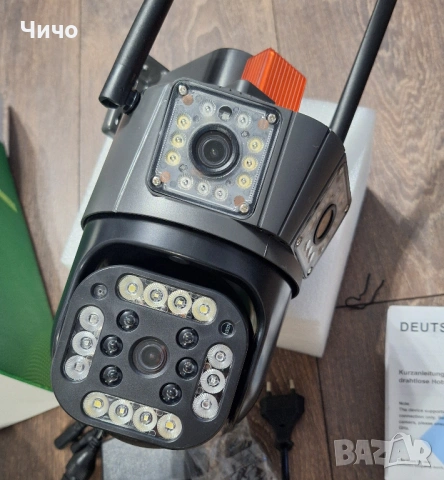 Продавам  PTZ охранителна  Wifi камера 12MP с AI разпознаване 