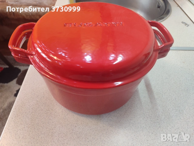 Чугунена тенджера , снимка 2 - Съдове за готвене - 53413495