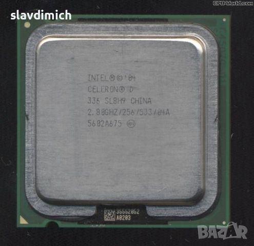 Продавам процесор CPU за компютър Intel Celeron 366 socket 775 32,80 Ghz/ 256/ 533 mhz, снимка 1 - Процесори - 46008134