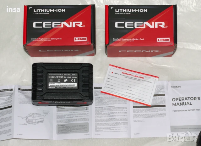 CEENR 6 Aч (6.0 Ah) за Makita серия LXT 18V най-добрите НЕоригинални батерии за Макита, снимка 3 - Други инструменти - 51371653
