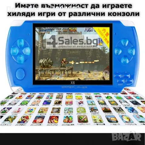 Конзола за игри с 8 GB памет, 4,3 инча дисплей  PSP21, снимка 6 - Други игри и конзоли - 48978638