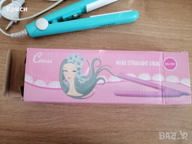 Мини преса за вафли за коса - нова, използвана веднъж