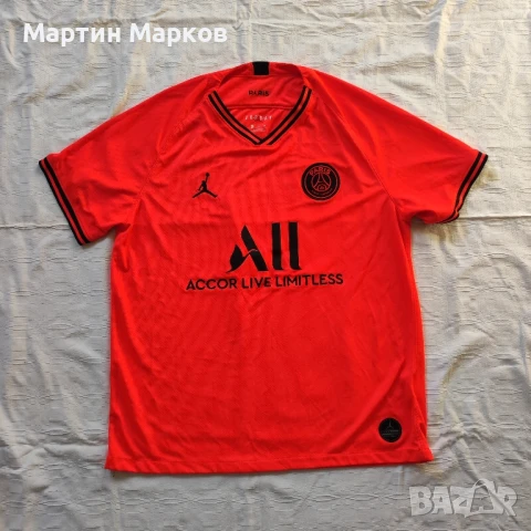 Jordan x PSG Coral T-shirt Mens 2019-2020, снимка 3 - Тениски - 50976030