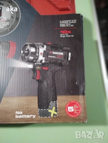 12v.акумулаторна ударна бормашина PSBSAP 12A1 PARKSIDE PERFORMANCE 5Г.ГАРАНЦИЯ , снимка 5 - Бормашини - 52842812