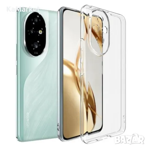 Силиконов кейс MBX 2mm, За Honor 200 Pro, Прозрачен, снимка 2 - Калъфи, кейсове - 47850234