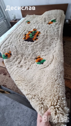 Китеници от чиста вълна-5 бр., снимка 3 - Покривки за легло - 54155102