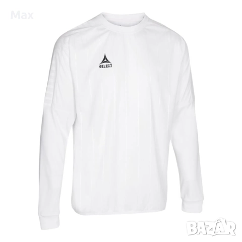 Тренировъчна тениска Select Player shift - бяла с дълъг ръкав