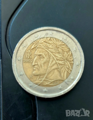 2 евро Данте Алигиери 2002, снимка 8 - Нумизматика и бонистика - 53618710