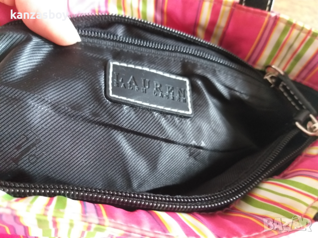 polo ralph lauren - страхотна дамска чанта, снимка 8 - Чанти - 44959779