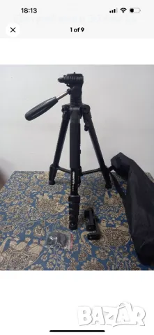 Camera tripod, снимка 2 - Чанти, стативи, аксесоари - 46868307