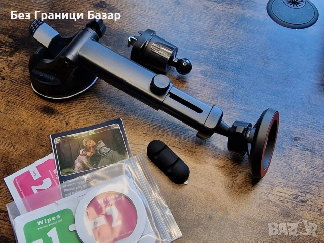Нов Универсален магнитен държач за телефон кола, стабилен, въртящ се, снимка 6 - Селфи стикове, аксесоари - 51771715