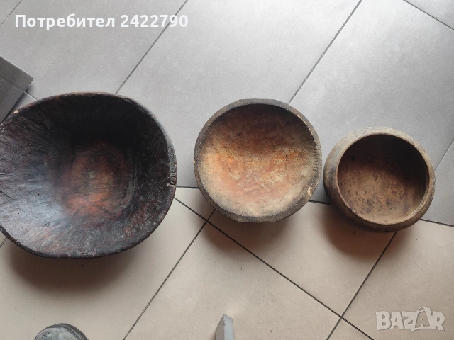 Стари дървени купи гаванка , снимка 11 - Антикварни и старинни предмети - 53948241