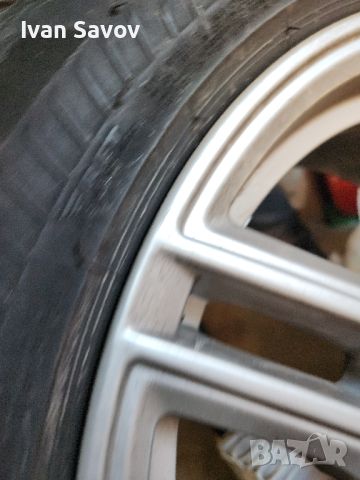 Джанти БМВ Borbet 17 с зимни гуми Bridgestone, снимка 3 - Гуми и джанти - 45700616