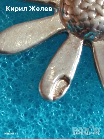 Сребърна висулка МАРГАРИТА подходящ аксесоар за ежедневието 53076, снимка 5 - Колиета, медальони, синджири - 54005502