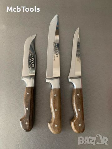 Комплект касапски ножове 3бр., снимка 1 - Прибори за хранене, готвене и сервиране - 45956194