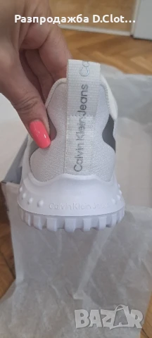 Calvin klein бели дамски маратонки , снимка 6 - Маратонки - 51087648