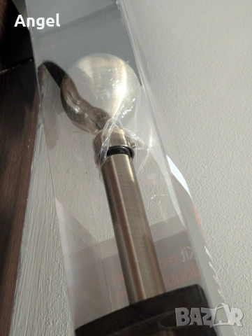 Телескопичен корниз - 210 до 380 см // цвят: месинг, снимка 2 - Пердета и завеси - 53572001