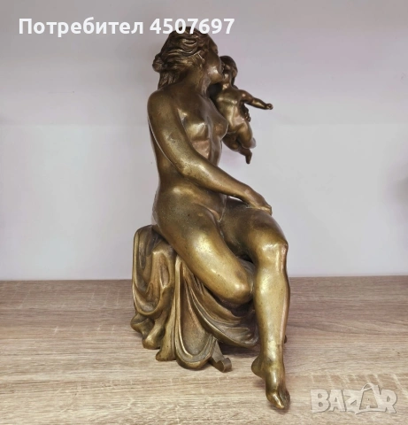 бронзова склуптора на Венера и Купидон от 19-mu Bek. , снимка 10 - Антикварни и старинни предмети - 53100932